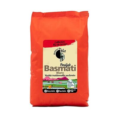Arroz basmati blanco ecológico de comercio justo 2 kg
