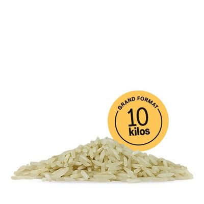 Riz Bio Jasmin demi-complet équitable 10 kg