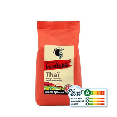 Arroz rojo tailandés sancochado orgánico de comercio justo 500 g