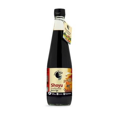 Salsa de soja de comercio justo shoyu bio 600 ml
