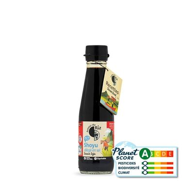 Organic shoyu low in salt fair trade soy sauce 200 ml