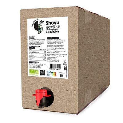 Shoyu Bio sauce soja équitable BIB 10 L