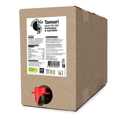 Tamari Salsa di soia biologica del commercio equo e solidale BIB 10 L