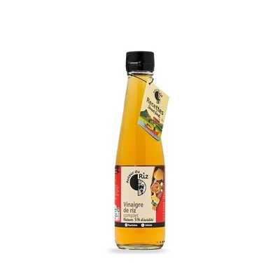 Vinagre de arroz orgánico de comercio justo 310 ml