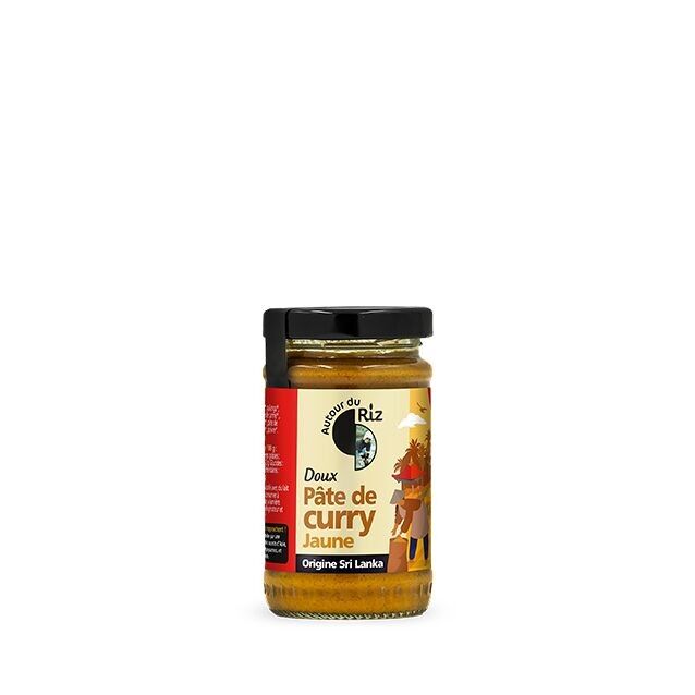 Pâte de curry jaune Bio 100 g