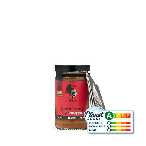 Pâte de curry rouge Bio 100 g