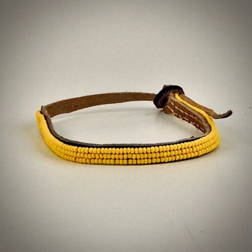 Armband one color yellow