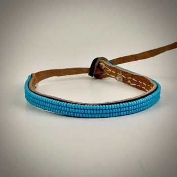 Bracelet uni bleu clair 1