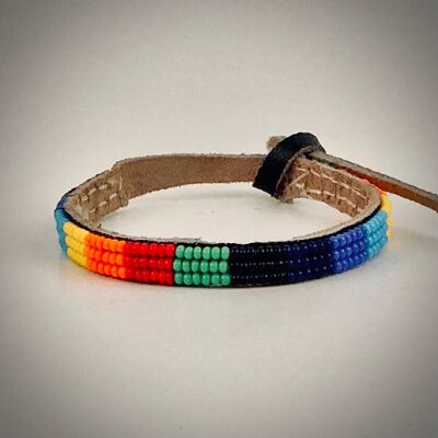 Pulsera muchos colores (colores del arcoiris)