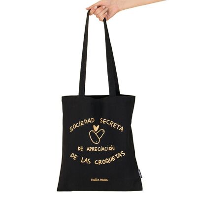 Borsa in tela Secret Society of Croquettes (Tote Bag)