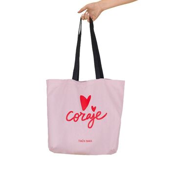 Sac shopping Courage (Maxi Tote Bag) 1