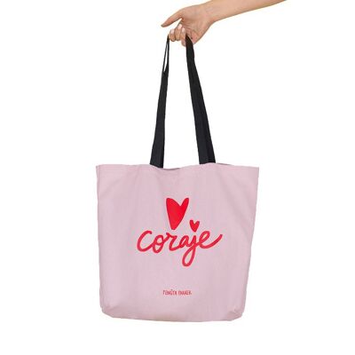 Courage shopper bag (Maxi Tote Bag)