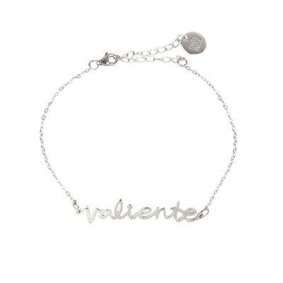 Pulsera de plata Valiente (Silver Bracelet)