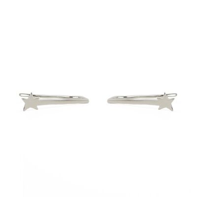 Boucles d'oreilles argent étoile filante (Boucles d'oreilles)