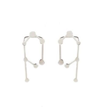 Boucles d'oreilles double Constellation en argent (Boucles d'oreilles) 1