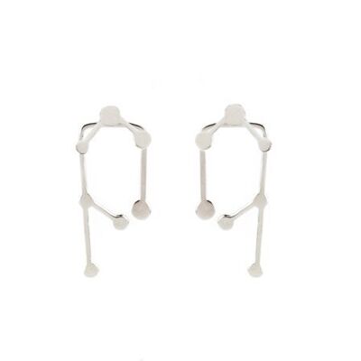 Silver double Constellation earrings (Earring)