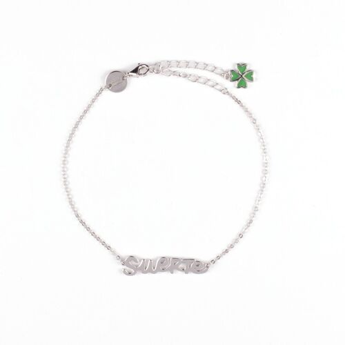 Pulsera de plata Suerte (Silver Bracelet)