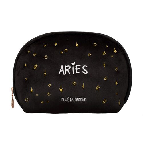 Neceser Premium Terciopelo Horóscopo Aries (Makeup Bag)