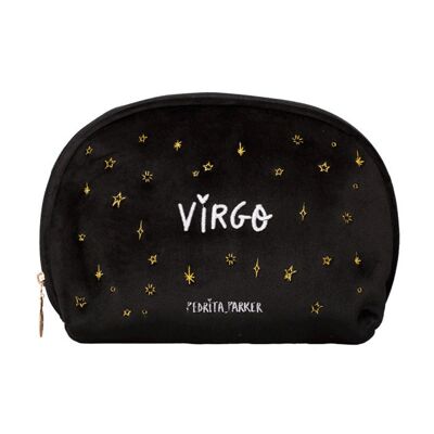 Virgo Horoscope Premium Velvet Toiletry Bag (Makeup Bag)