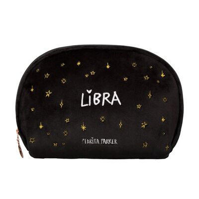 Neceser Premium Terciopelo Horóscopo Libra (Makeup Bag)