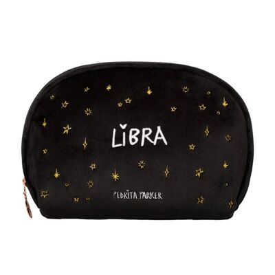 Sac en Velours Premium Horoscope Balance (Trousse de Maquillage)