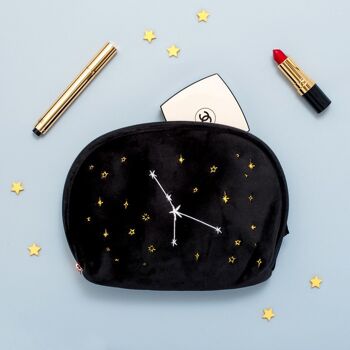 Sac en velours Premium Horoscope Cancer (trousse de maquillage) 2