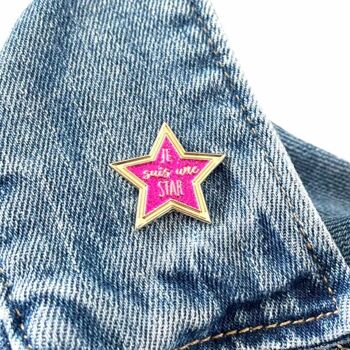 Pin's je suis une star 1