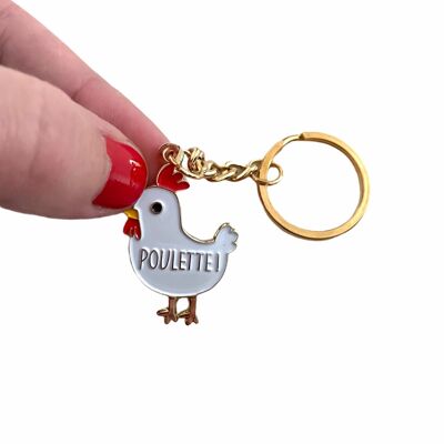 Chicken key ring