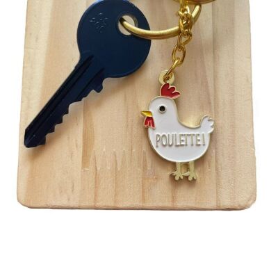 Chicken key ring