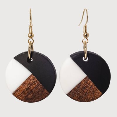 Rogue - Handcrafted Wood & Resin Earrings | Drop Earrings