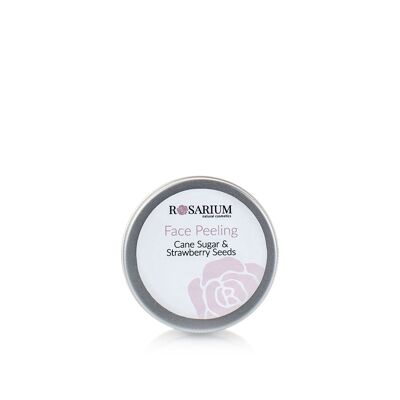 Linea Rose - Scrub Viso - Zucchero di Canna e Semi di Fragola 30ml