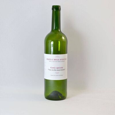 Witness request - Wine bottle label - wedding witness