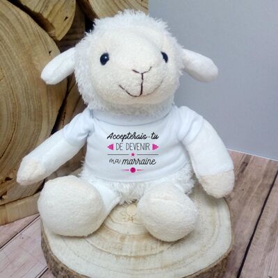 Demande marraine ou parrain - Peluche annonce de grossesse - assortiment parrain et marraine