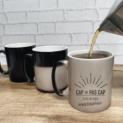 Mug magique demande de marraine - Cap ou pas cap d'être ma super marraine ?