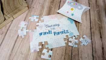 Puzzle annonce grossesse grand parents 4