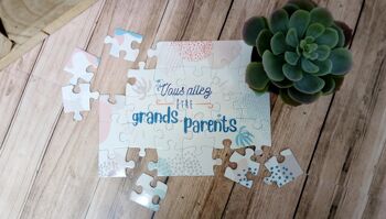 Puzzle annonce grossesse grand parents 5