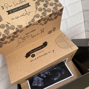 Demande marraine - Boite cadeau annonce grossesse bébé - pregnancy announcement 5