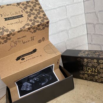 Demande marraine - Boite cadeau annonce grossesse bébé - pregnancy announcement 6