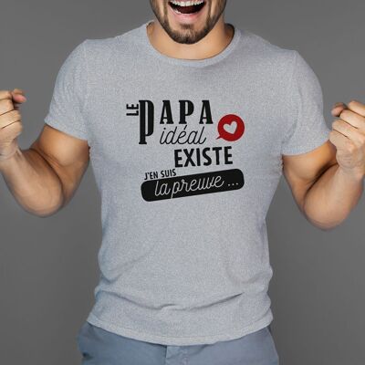 T-shirt fête des pères - papa barbu - papa poule - papa idéal - papa pompier