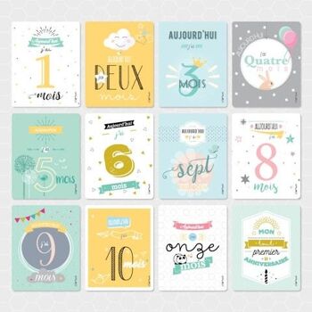 Kit cartes étapes - La première année de bébé 3