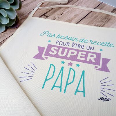 Küche Papa Schürze - super Papa Geschenkidee - Schürze für Erwachsene