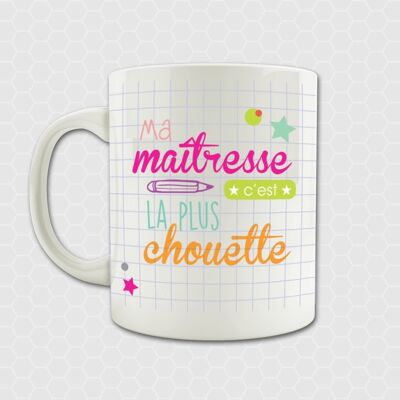 Taza Mi amante es la idea de regalo más genial - maestra - maestra - año escolar