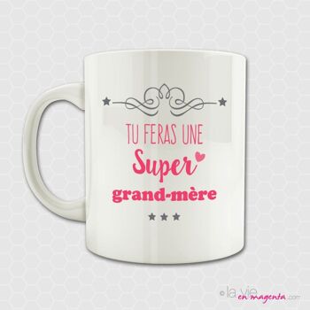 Grand-mère - Annonce grossesse - cadeau - Tu feras une super grand-mère 1