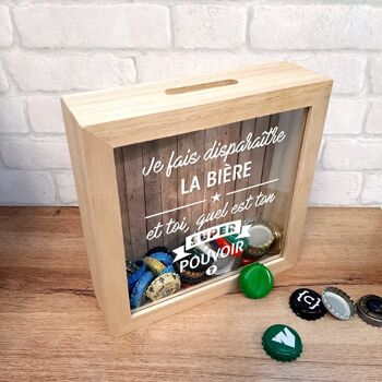 Cadre capsule bière - amis - idee cadeau homme originale - fete des pères - anniversaire 4