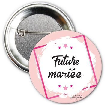 Badge EVJF Enterrement de vie de jeune fille - Badge Team de la Future mariée - pins épingle 2