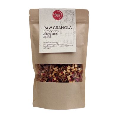 BIO Raw Granola Raspberry-Altes Land Apple-Sprouted Buckwheat I