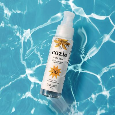 Cozie - Latte solare SPF 30 con aloe vera e olio di jojoba 50ml