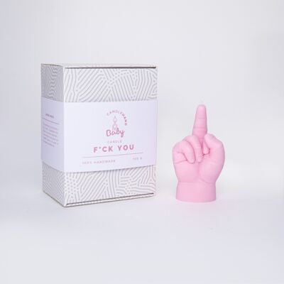 CandleHand Baby - F*CK YOU Pink