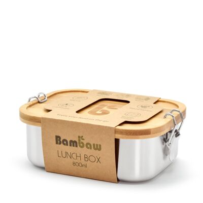 Caja de almuerzo | Tapa de bambú - 800mL