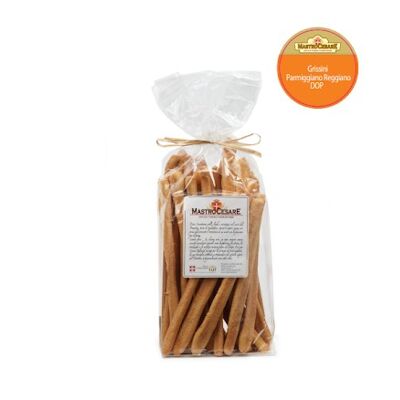Parmigiano Reggiano PDO bread sticks handmade in Italy